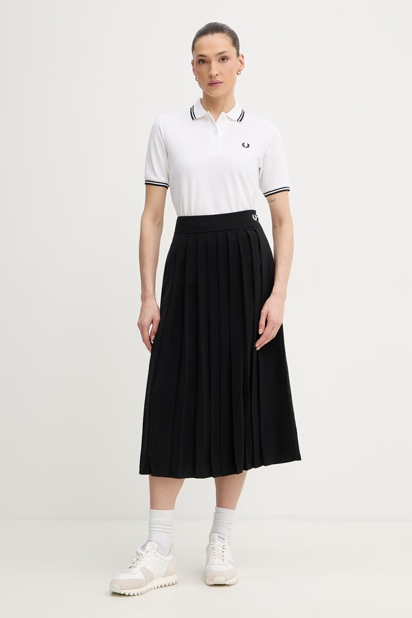 Поло женское хлопковое Fred Perry цвет бежевый