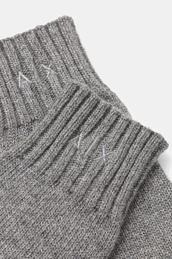 Рукавиці з додаванням вовни Armani Exchange колір сірий фото 2