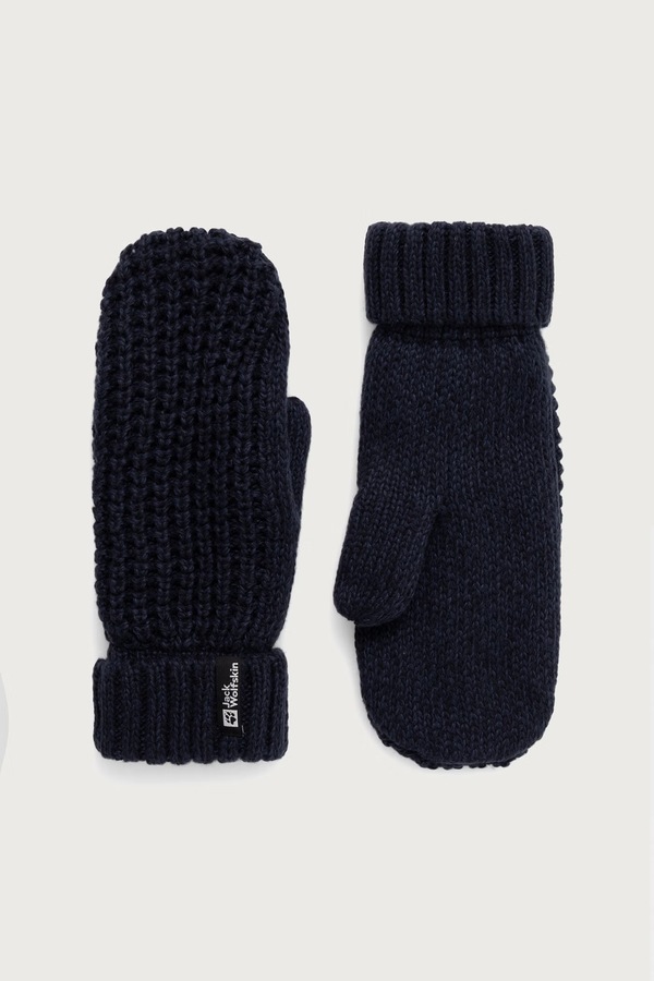 Рукавиці жіночі Jack Wolfskin MEDLEY KNIT колір темно-синій фото 2