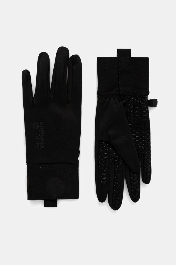 Рукавички Jack Wolfskin EXTENSIVE колір чорний фото 2