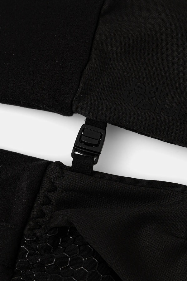 Рукавички Jack Wolfskin EXTENSIVE колір чорний