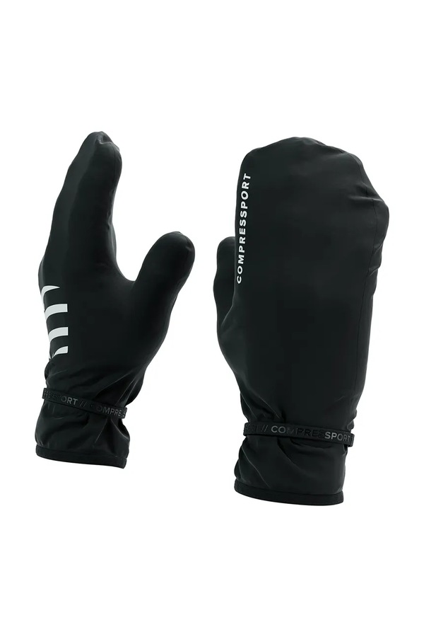 Рукавички Compressport Hurricane колір чорний