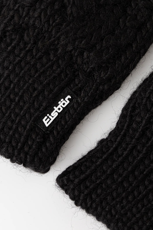 Рукавиці з додаванням вовни Eisbar Afra Mittens колір чорний фото 2