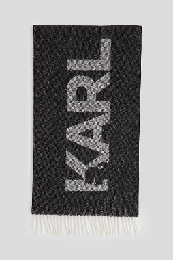 Шарф Karl Lagerfeld K/ESSENTIAL цвет черный