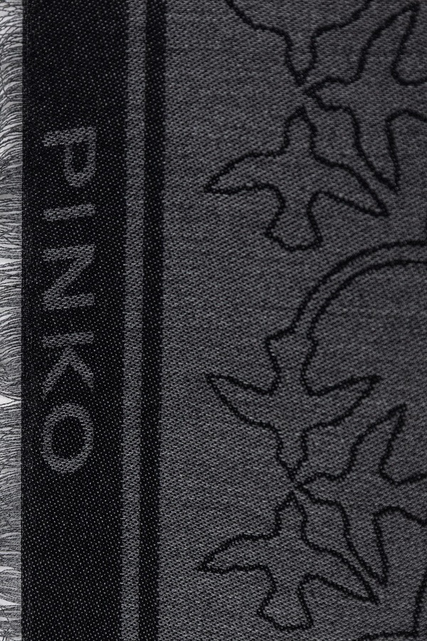 Платок женская с вискозой Pinko цвет черный