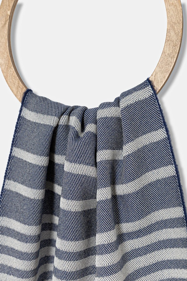 Вовняний шарф MM by Max Mara DIADEMA колір синій