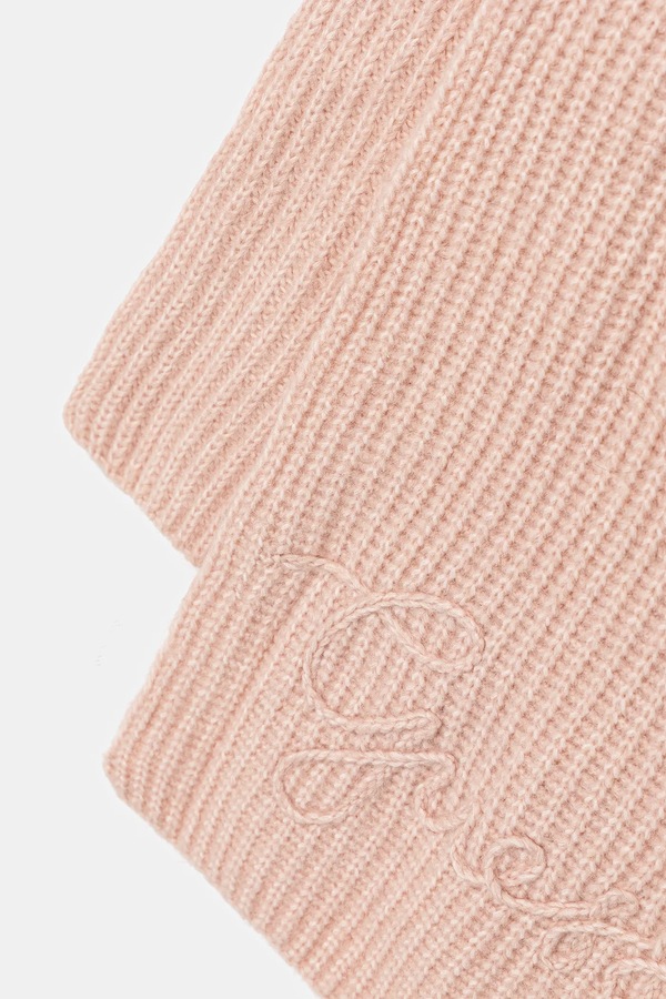 Шарф з домішкою вовни Guess LEXIE колір рожевий