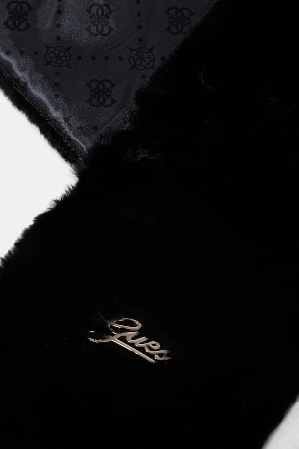 Шарф Guess колір чорний фото 2