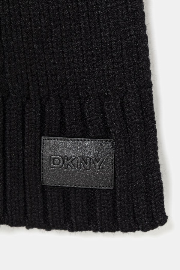 Шарф DKNY цвет черный