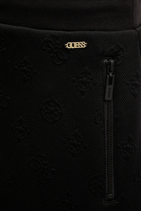 Спідниця Guess PEONY колір чорний фото 4
