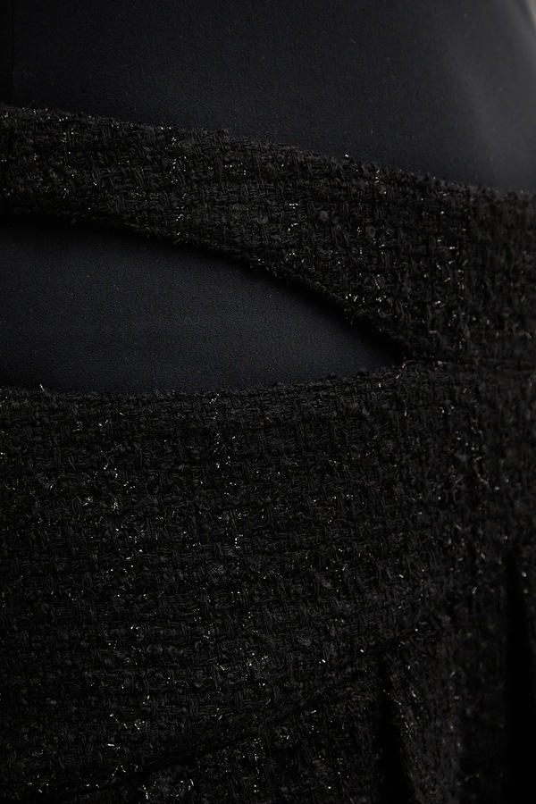 Міні-спідниця Versace Jeans Couture колір чорний фото 4