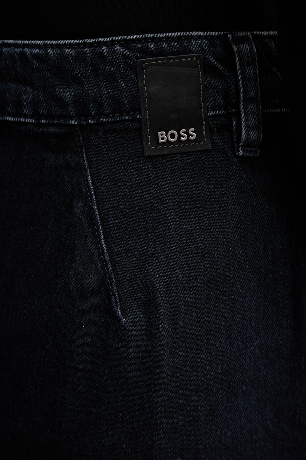 Джинсова спідниця BOSS SEMAIRE колір синій фото 4