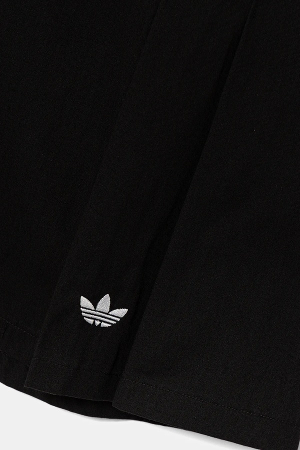 Дитяча бавовняна спідниця adidas Originals колір чорний фото 3