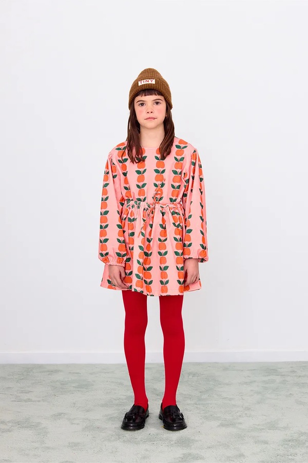 Дитяча спідниця Tinycottons APPLES SKIRT колір рожевий фото 3