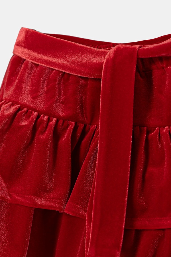 Детская юбка United Colors of Benetton цвет красный фото 2