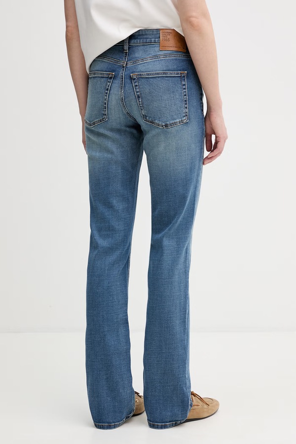 Джинсы United Colors of Benetton bootcut цвет голубой фото 2