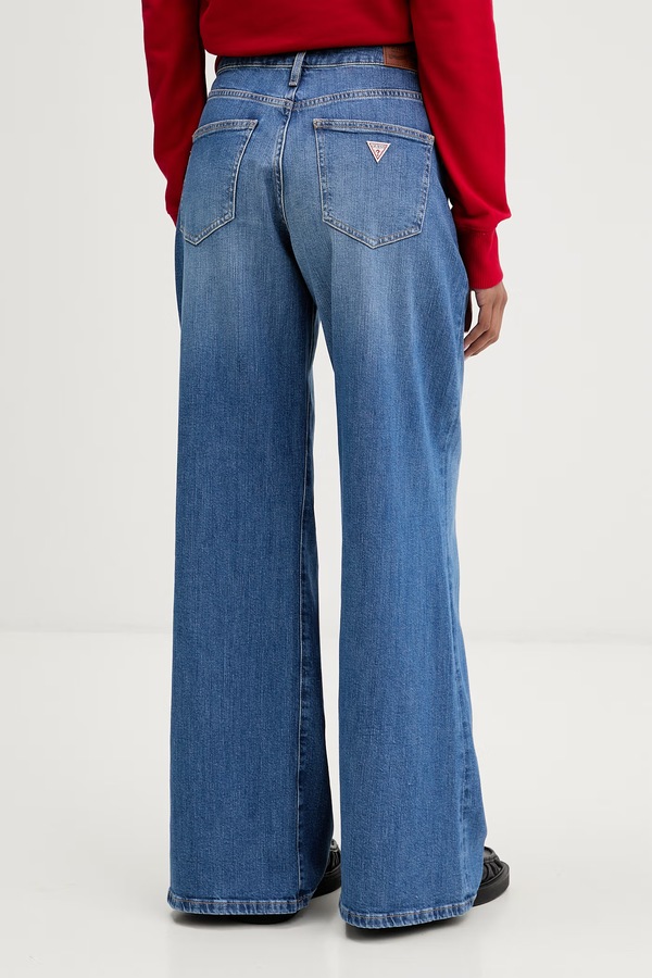 Джинси wide leg жіночі Guess Jeans колір блакитний фото 2
