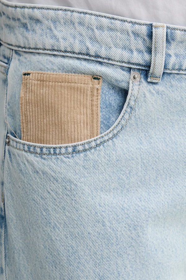 Джинси relaxed fit чоловічі Drôle de Monsieur Le Jean DElavE колір блакитний фото 4