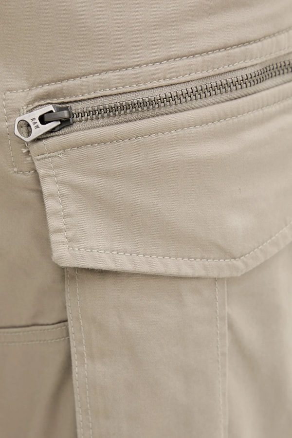 Штани G-Star Rovic Zip 3D Regular Tapered колір бежевий фото 4