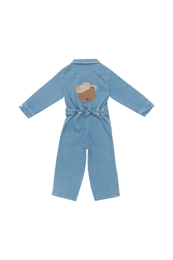 Детский комбинезон с хлопком Donsje Lard Denim Jumpsuit Western Bear фото 2