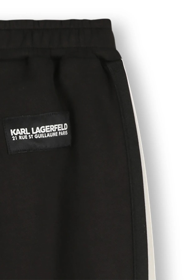 Дитячі спортивні штани Karl Lagerfeld колір чорний фото 3