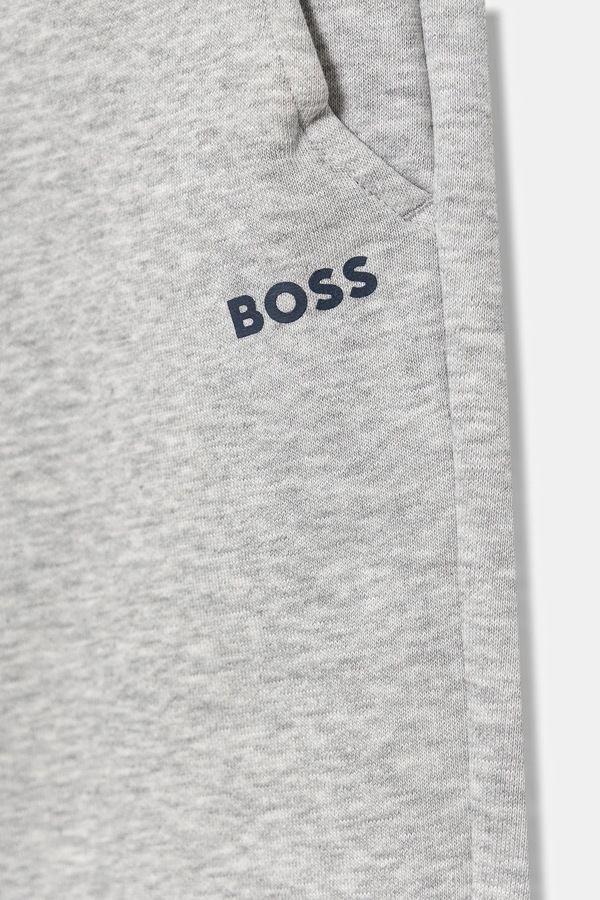 Дитячі спортивні штани BOSS колір сірий фото 3