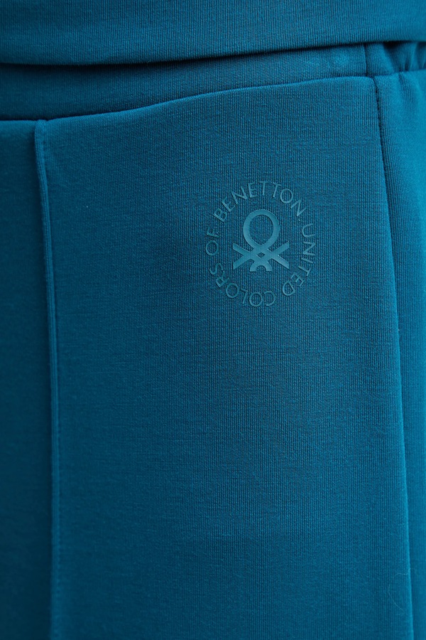 Спортивні штани United Colors of Benetton колір бірюзовий фото 4