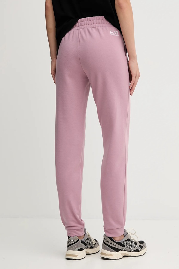 Спортивные брюки EA7 Emporio Armani цвет розовый фото 2