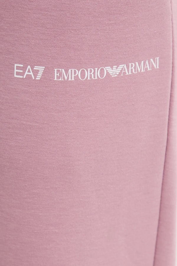 Спортивні штани EA7 Emporio Armani колір рожевий фото 4