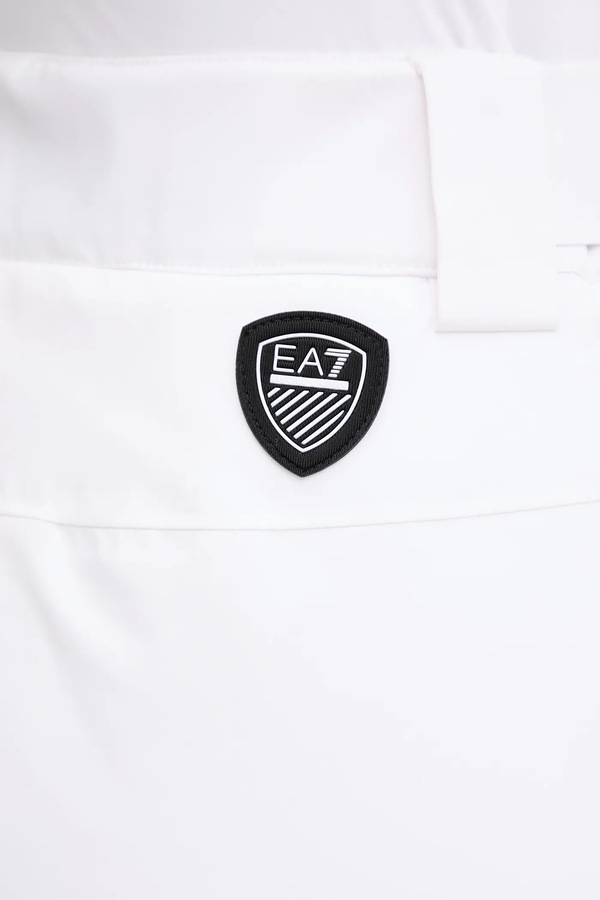 Лижні штани EA7 Emporio Armani колір білий фото 4