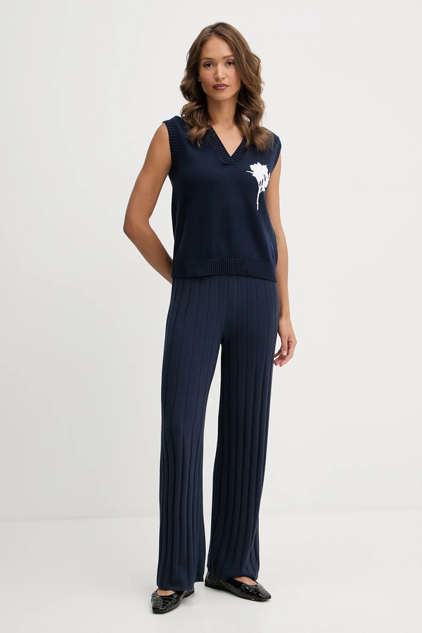 Спортивные брюки MM by Max Mara TEMA цвет синий