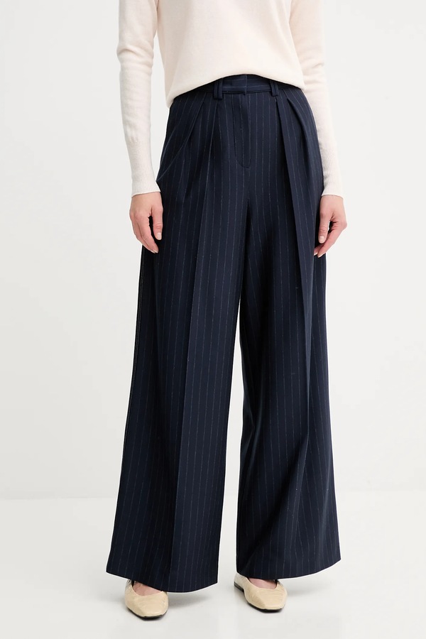 Штани MM by Max Mara GELA колір синій