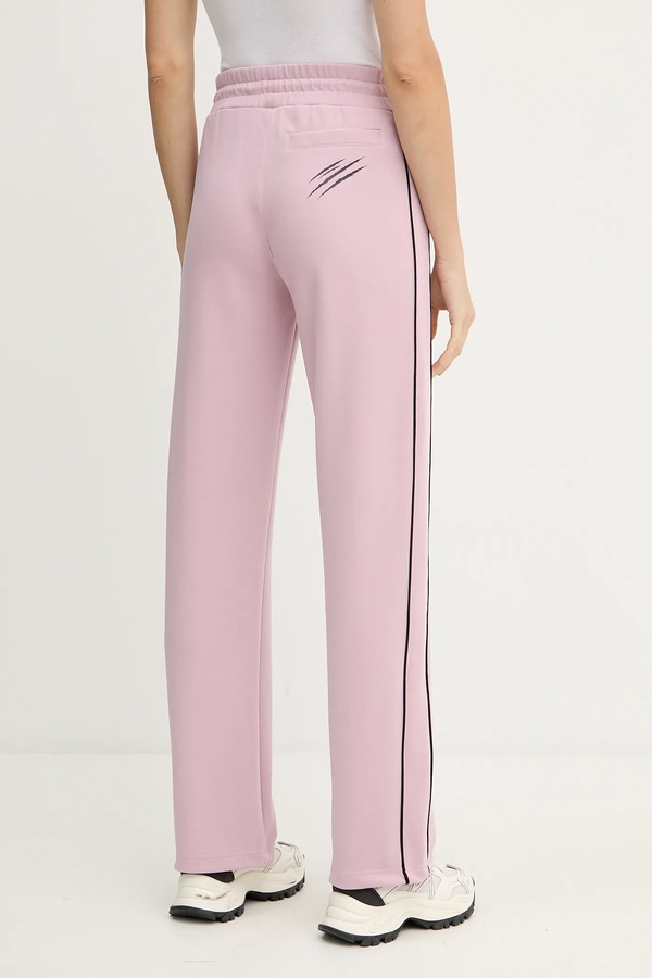 Спортивные брюки Plein Sport цвет розовый фото 2