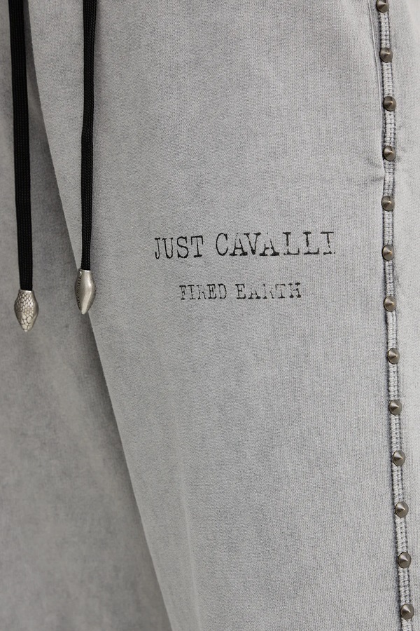 Спортивні штани Just Cavalli колір сірий фото 4