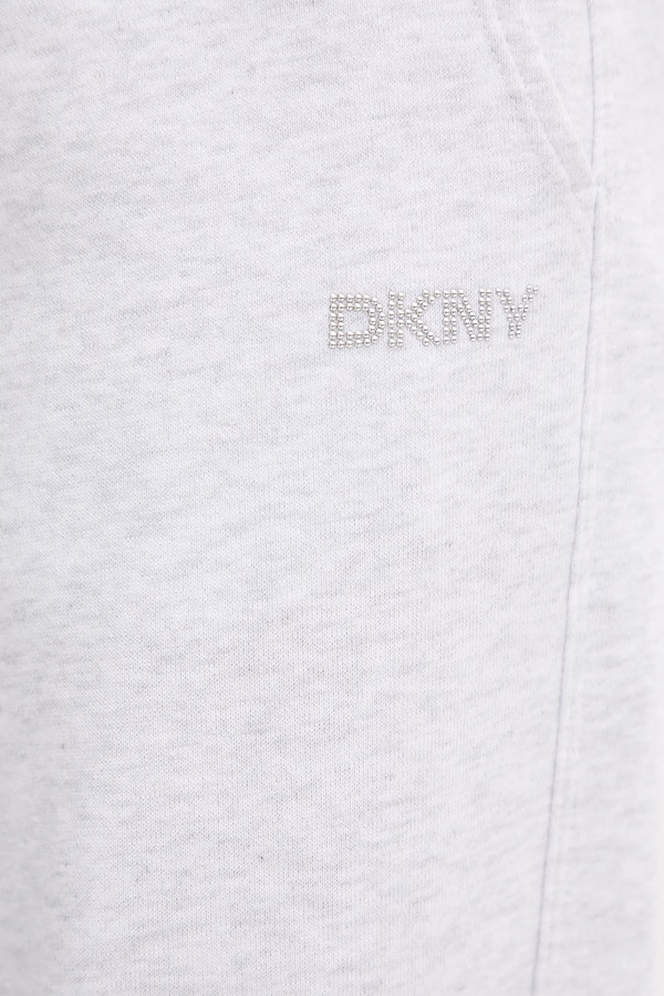 Спортивні штани DKNY колір сірий фото 4