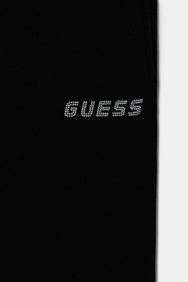Детские спортивные брюки Guess цвет черный фото 2