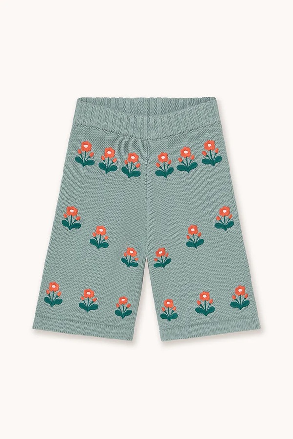 Штани для немовлят Tinycottons FLOWERS BABY KNITTED PANT фото 2