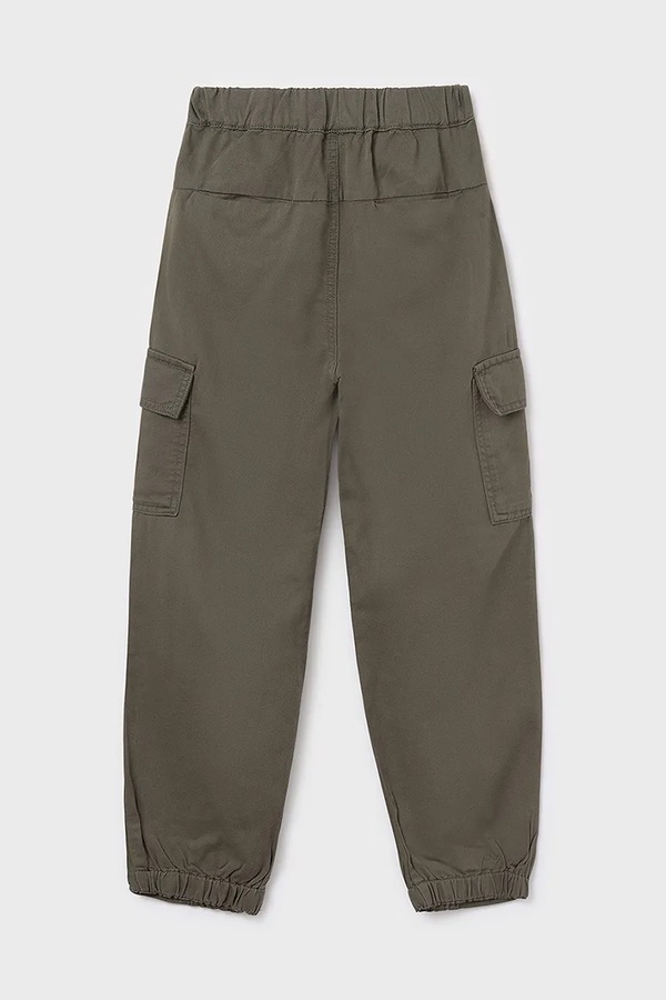 Дитячі штани Mayoral колір зелений фото 2
