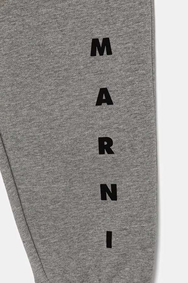 Дитячі спортивні штани Marni MP72U TROUSERS колір сірий фото 2