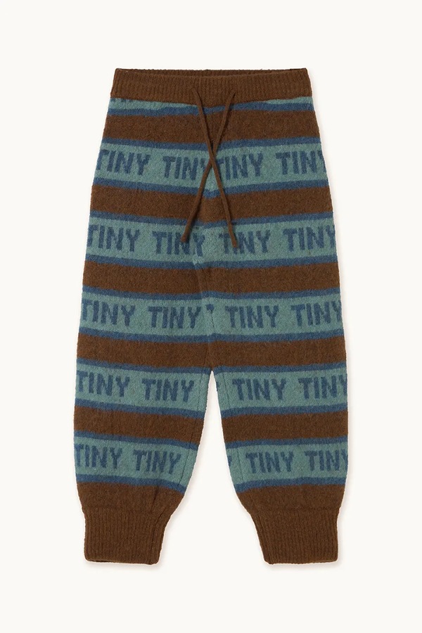 Дитячі спортивні штани Tinycottons TINY PANT колір коричневий