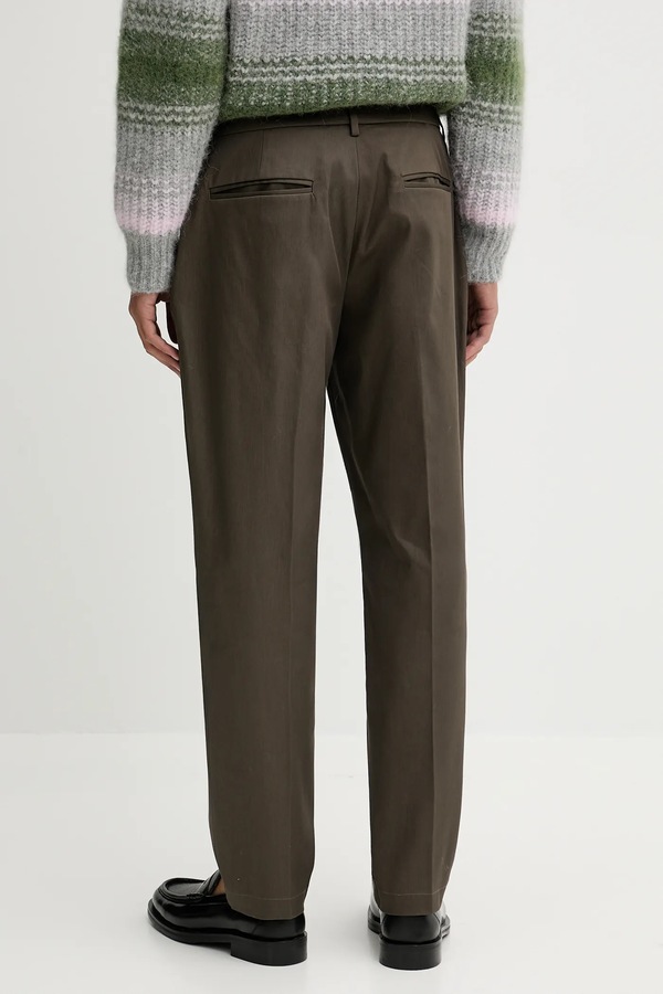 Хлопковые брюки BARENA VENEZIA Pantalone Gazara цвет зеленый фото 2