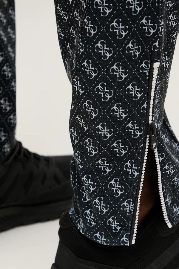 Спортивні штани Guess KORBIN колір чорний фото 4