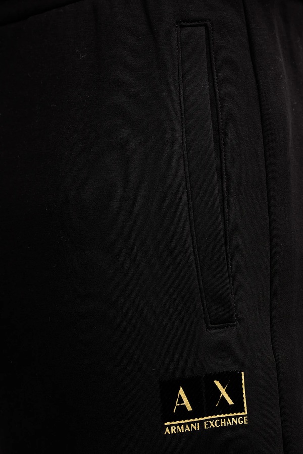 Спортивні штани Armani Exchange колір чорний фото 4