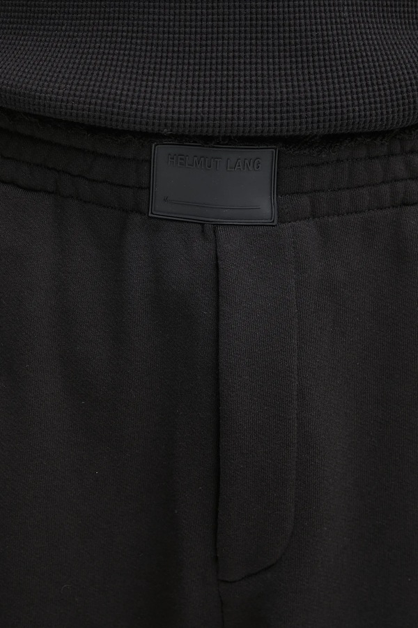 Бавовняні спортивні штани Helmut Lang колір чорний фото 4