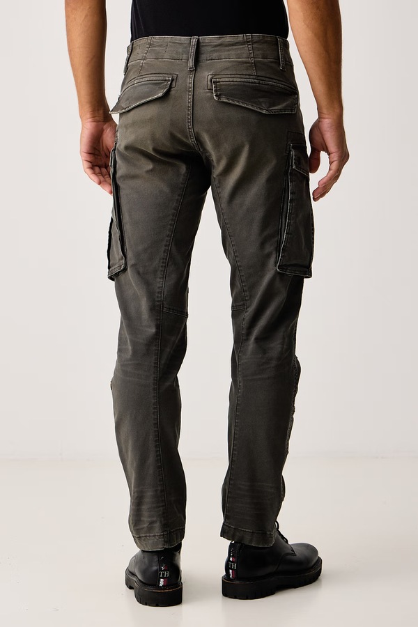 Джинси relaxed fit чоловічі G-Star Rovic Zip 3D Regular Tapered колір зелений фото 2