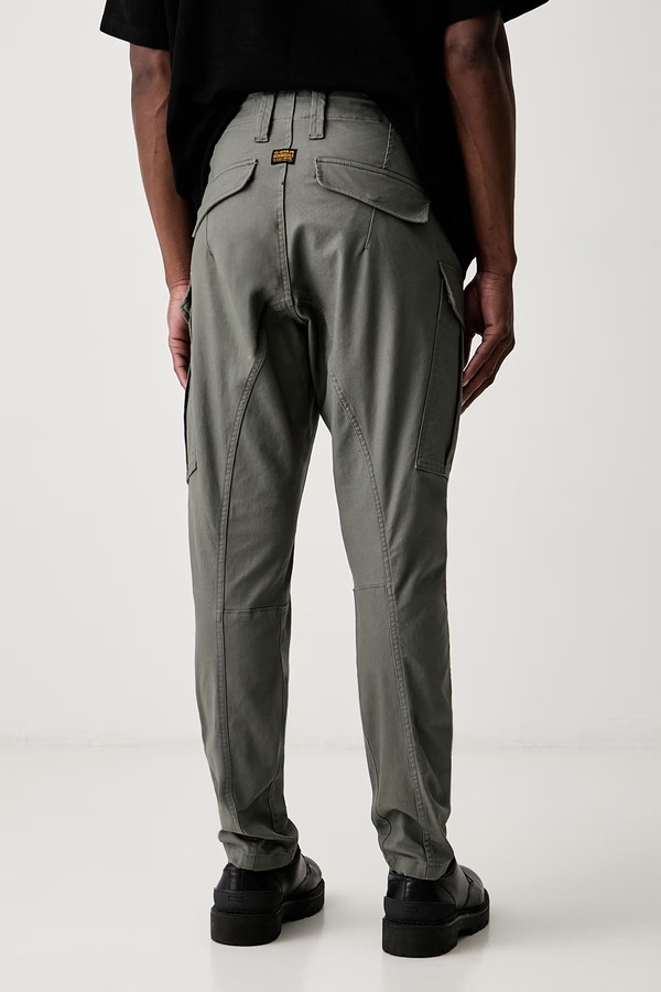 Брюки skinny мужские хлопковые с эластаном G-Star Zip Pkt 3D Skinny Cargo 2.0 цвет зеленый фото 2