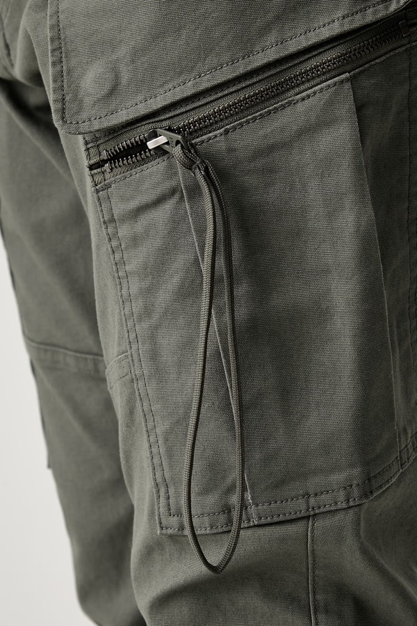 Штани skinny чоловічі бавовняні з еластаном G-Star Zip Pkt 3D Skinny Cargo 2.0 колір зелений фото 4