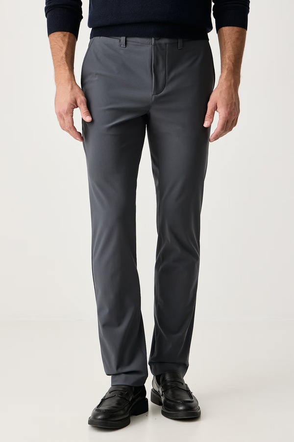 Штани slim fit чоловічі Lacoste колір сірий