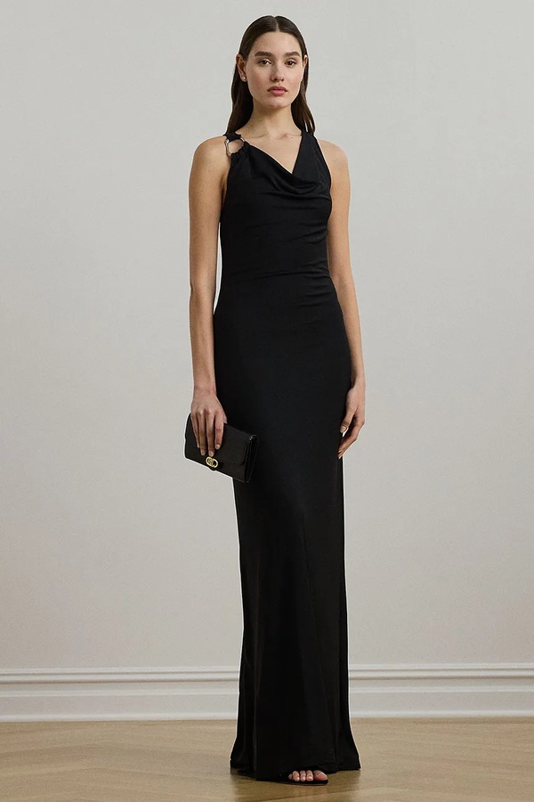 Платье Lauren Ralph Lauren цвет черный