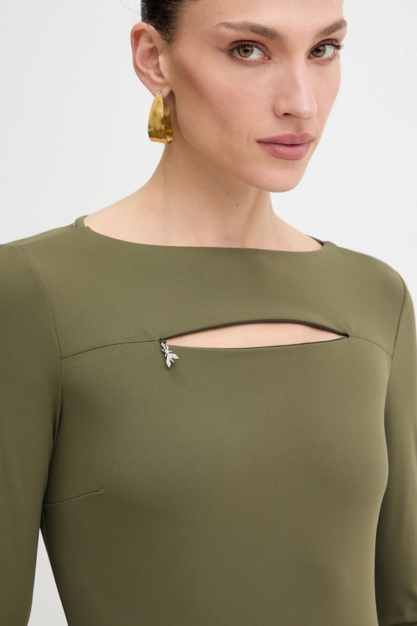 Сукня Patrizia Pepe колір зелений фото 4